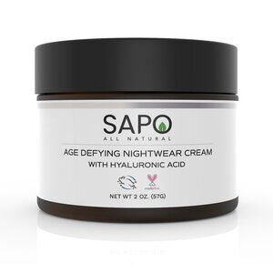 Sapo All Natural Night Cream with Silicone and Hyaluronic Acid
